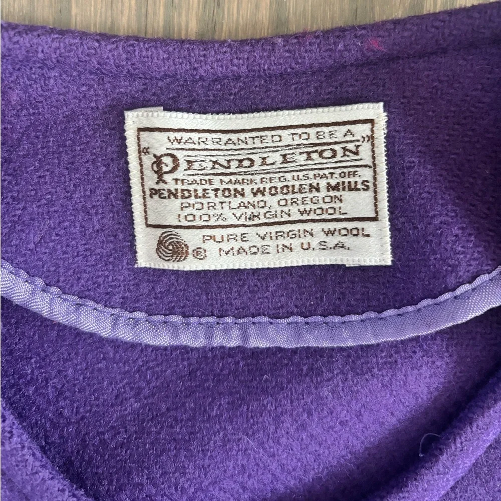 VINTAGE Pendleton Women’s Crop 100% Virgin Wool Jacket women’s size 14